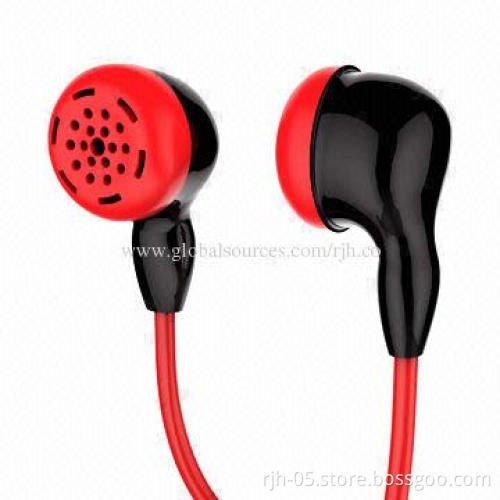 Silicone Wired Earbuds, OEM and ODM Highly Welcomed, 20-20kHz Frequency